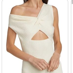 ANNA QUAN Zali One-Shoulder Minidress